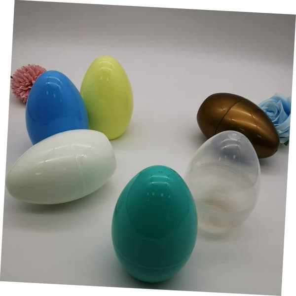 2 stk. fyldbare påskeæg tomme til påskefestspil dekorative snoede