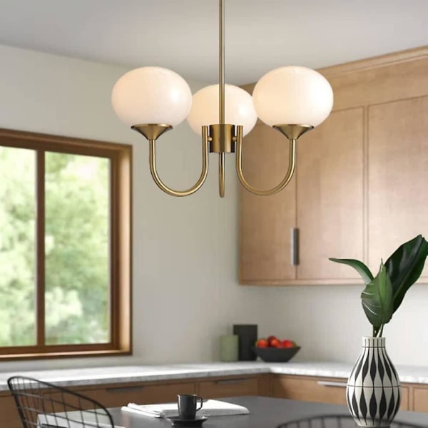 Led-riipusvalaisin Mid-Century 3/5 Valoa Sputnik-kattokruunut