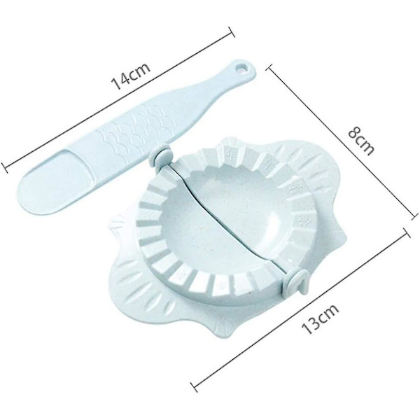 Plast Wonton Bestick Set 13 X 8 Cm Hemma Dumpling Press Plånbok 2 Stycken