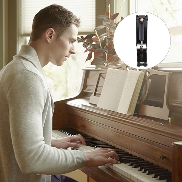 Pianobuffer Sakte Fall Enhet Pianodeksel Buffer Svart Sikkerhetstilbehør