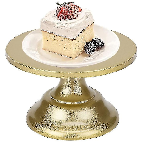 8 Tums Kaktårtställ med Bas, Afternoon Tea Gyllene Kaktårtställ