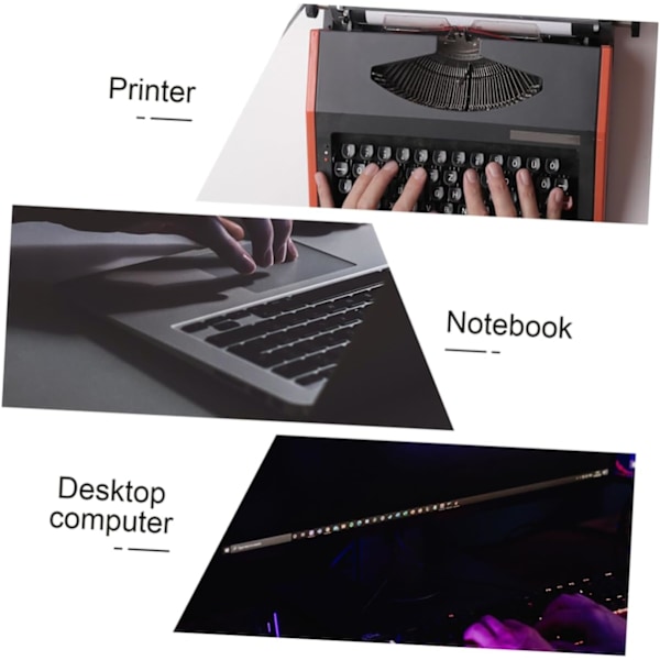 Tangentbordsdekaler Set Laptop Tangentbord Bokstav Dekaler Full Täckning Långvariga Användare