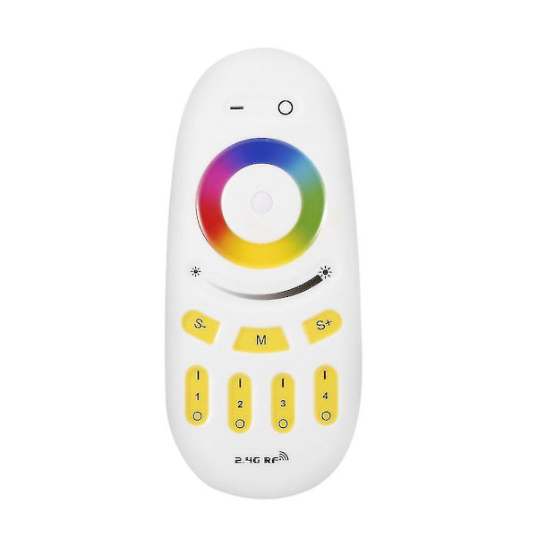 2,4 GHz langaton 4-vyöhykkeinen Wifi RGBW-kaukosäädin LED-lampulle