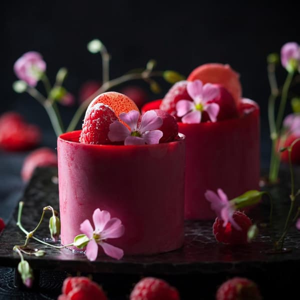 2 st silikonkakform för DIY-choklad och pudding, klassisk kolonnform, lämplig