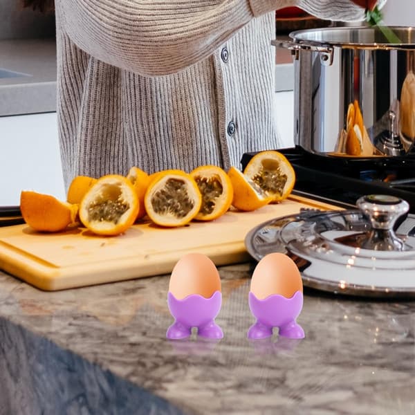 10 stk silikon eggebrett eggekokere kopper multifunksjonell designkopp