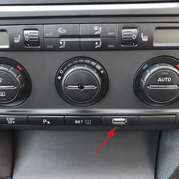 Bil Rcd510 Rcd315 CD-växlare Usb-gränssnittsadapter Ljud 4-polig Kontaktkabel För 2011 Octavia 2007