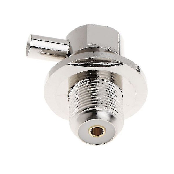 SO239 UHF -naarasovitin, oikea kulma, RF-liittimelle RG58, RG142, LMR195 koaksiaalikaapelille