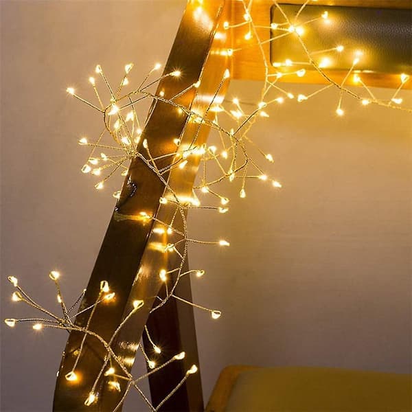 IP65 Vandtæt Lysstreng LED 5m 200 LED Firecracker 8 Tilstande