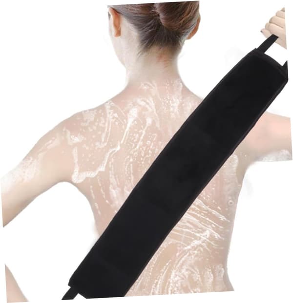 3 st badskrubbhandduk för massage lång remsa badhandduk sololjeremsa