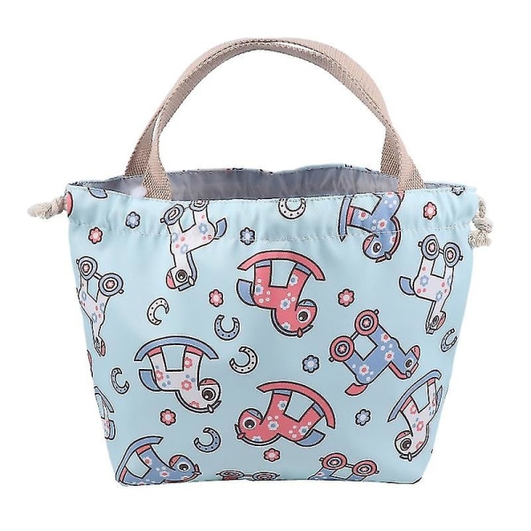 1 Stk Lovely Cartoon Portable Lunsjpose Matboks Tote Bag Praktisk Bento Bag