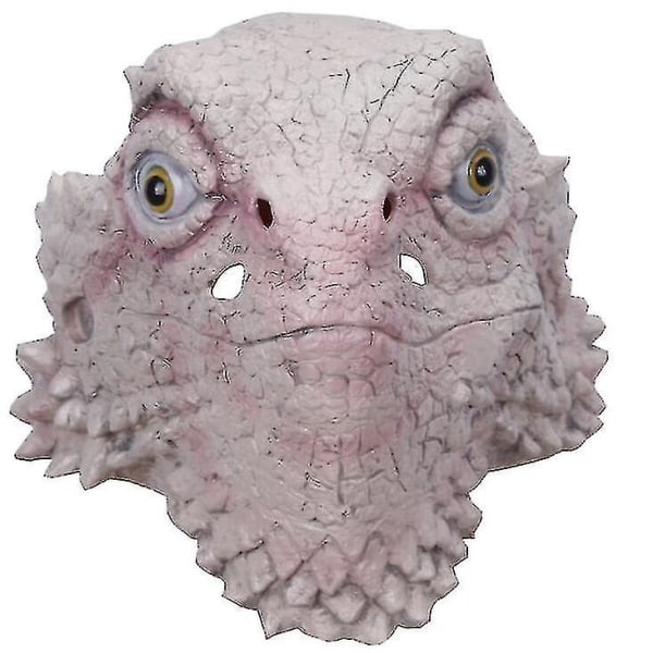Christmas Desert Spiny Lizard Mask Animal Head Mask Halloween-kostume Foregive for voksne