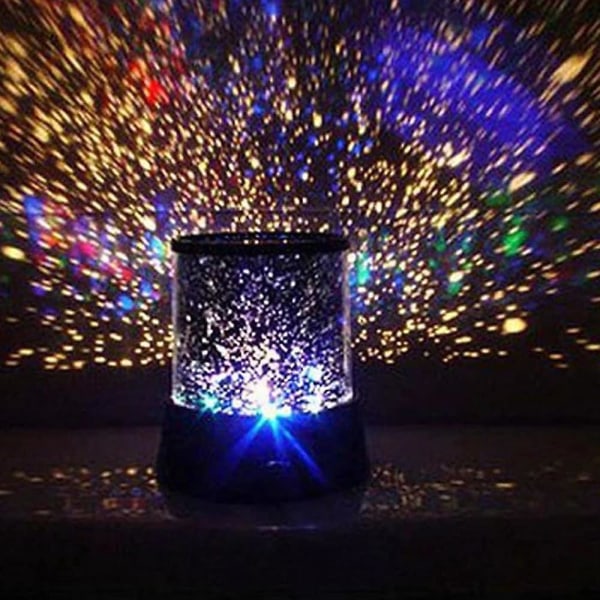LED Galaxy Stjerne Natlys Projektor Roterende Stjerneklar Himmel