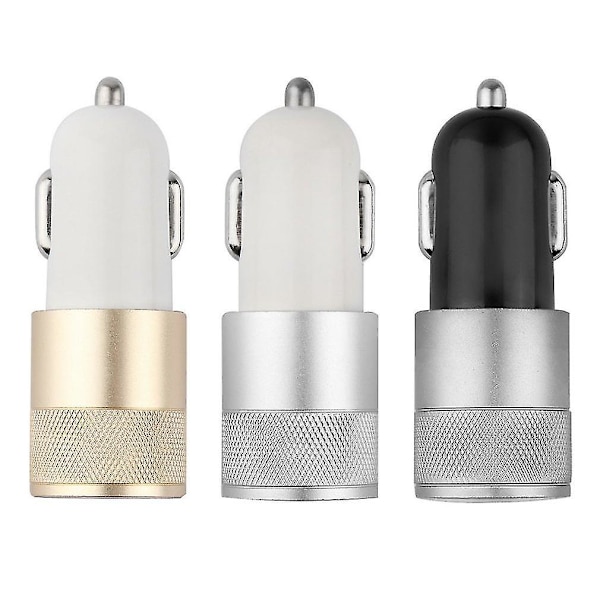 DC12-24V 2.1A 1.0A Dobbelt USB-Port Billader Adapter
