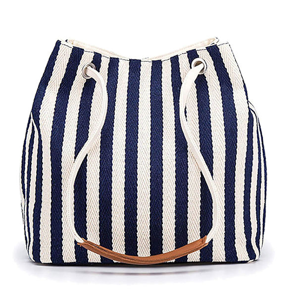 Dam Canvas Sommar Tote Bag Small Medium Strandväska Axelväska Daglig Arbetsväska