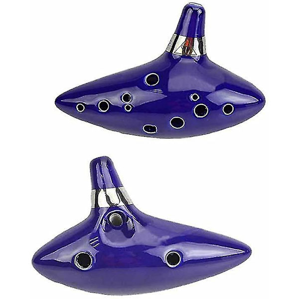 12-håls Ocarina Alto C Legend of Zelda Keramik
