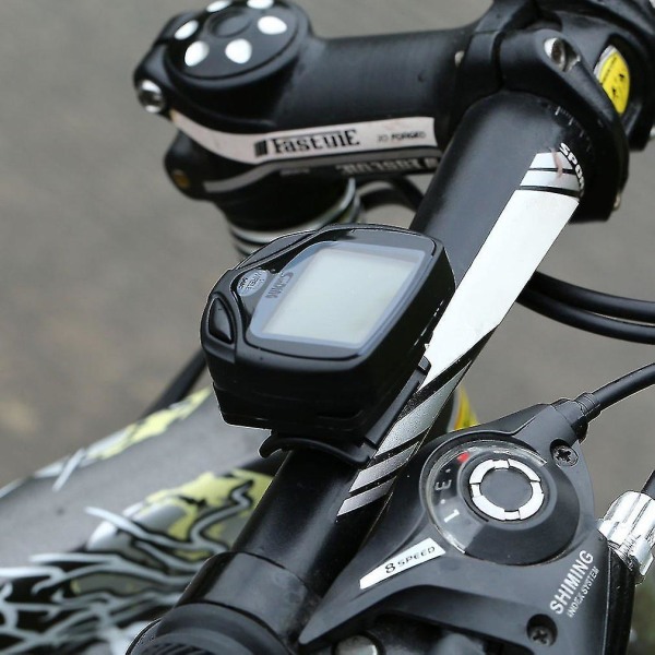 Langaton LCD-pyöräilytietokone Polkupyörän nopeusmittari
