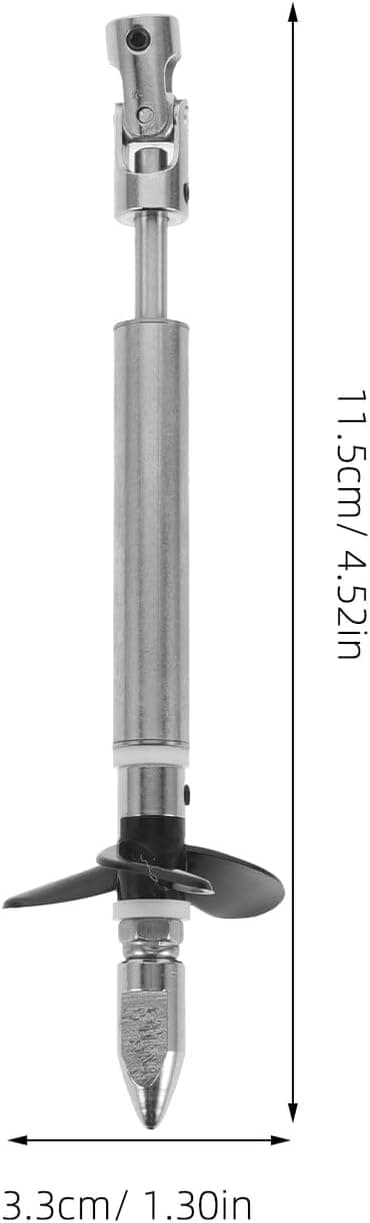4 mm drivaksel i rustfrit stål til RC-modelbåde 10x5 cm propelaksel 2,00 mm universalled