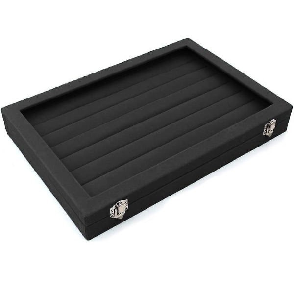 Keskikokoinen pyöreä Elasmobox-korurasia Black