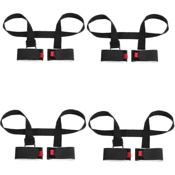4-pack justerbar skid- och stavhållare, axelremmar för skidhållare Sling-yuhao