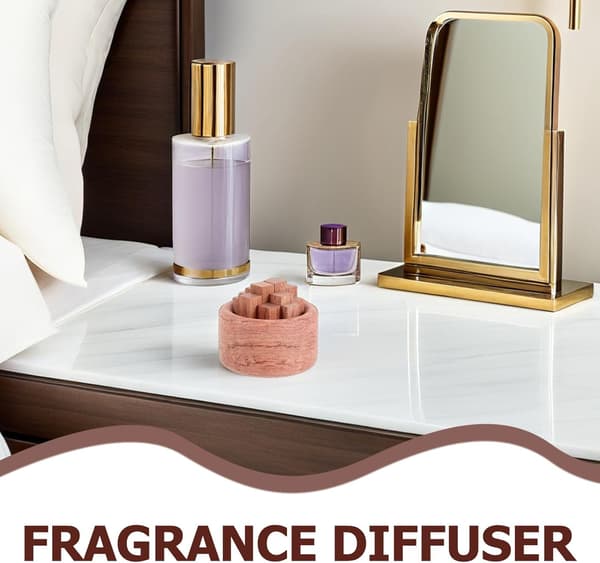 2 stk. naturligt træ æterisk olie diffuser sæt, bærbare træ aromaterapi diffusere til hjemmet