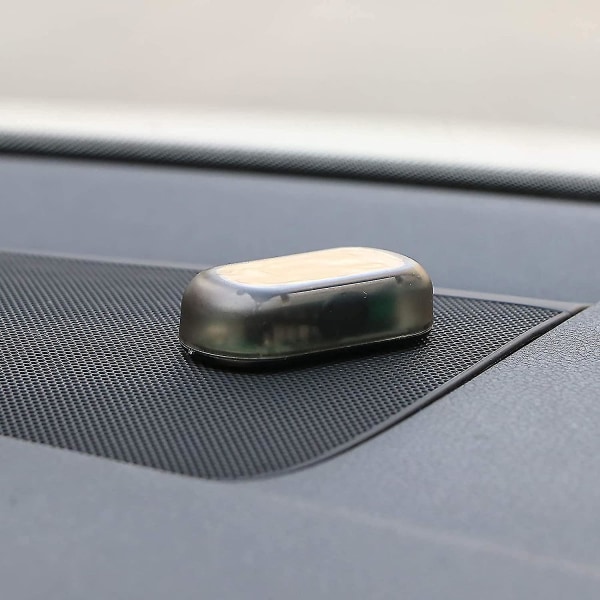 Solar Car Alarm Led Light, Simulera imitation Säkerhetssystem Varning Stöld Blixt Blinkande lampa