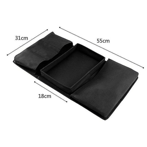 Foldbar Sofa Stol Armlæn 6 Lomme Organizer Opbevaringsskuffe