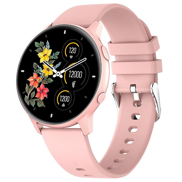 1,28 tommer fuld berøringsrund skærm Smart Wear Blod Oxygen Detektor Student Smart Watch Blue
