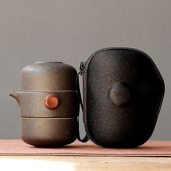 Japanilaistyylinen keraaminen teekannu kansi kulho teekuppi set
