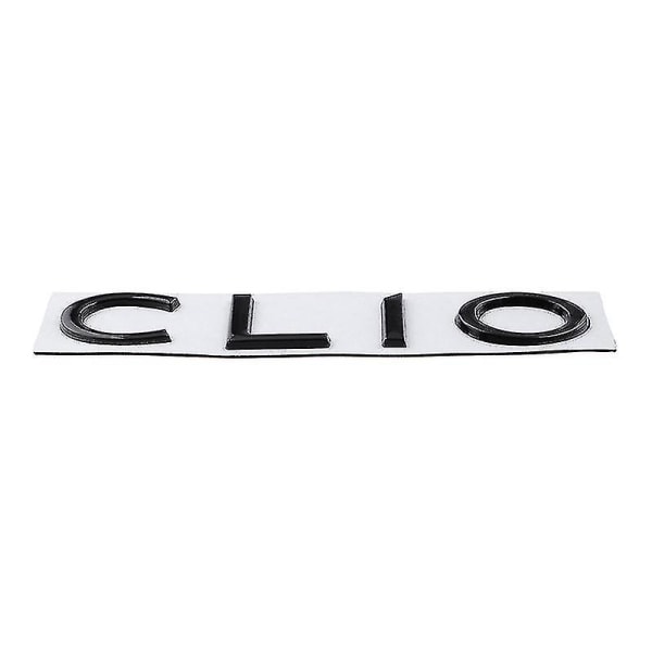 3D Metallimerkki Tarrat Takaluukkuun Clio Merkinnät Sopivat Renaultin Muokattuun Runkoon Liimattavaksi Clio Metalli Perä Tarroilla -bp Silver