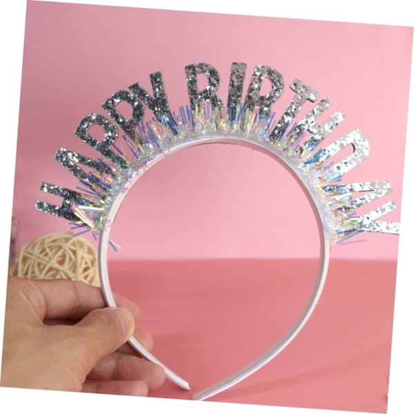 Sjovt Glitter Fødselsdagshat Sæt Fest Hovedbeklædning Sjovt Hårtilbehør Elegant Design til Festligheder