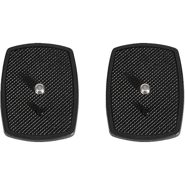 2-pack Kamerasnabbkopplingsplatta med 1/4 skruv ABS-plast Snabb Passande