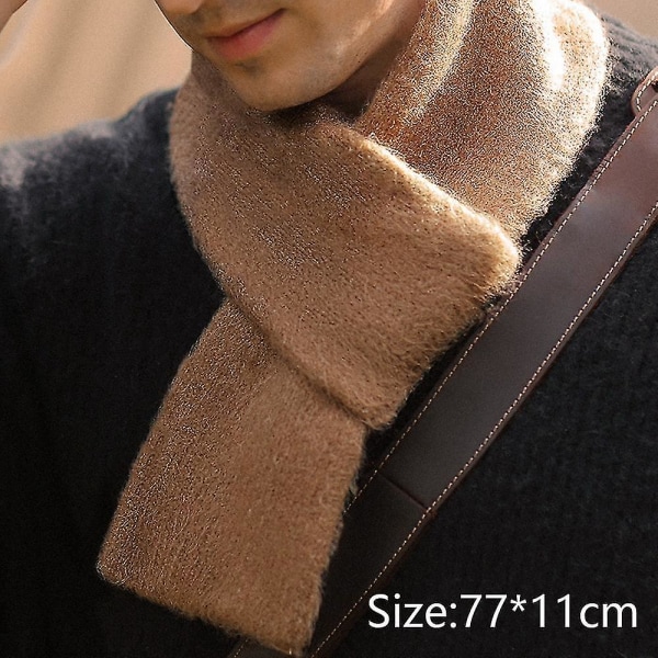 Vinter tjock mjuk kashmirscarf för män