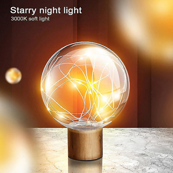 Bordlampe Kreativ Gave Led Stjernehimmel Lampe Plugg-Inn Liten Soverom Sengelampe