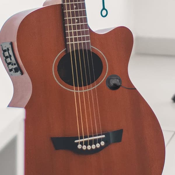 Akustiskt instrument gitarrpickup ljudpickup volymkontroll självhäftande plast akustiskt gitarrtillbehör