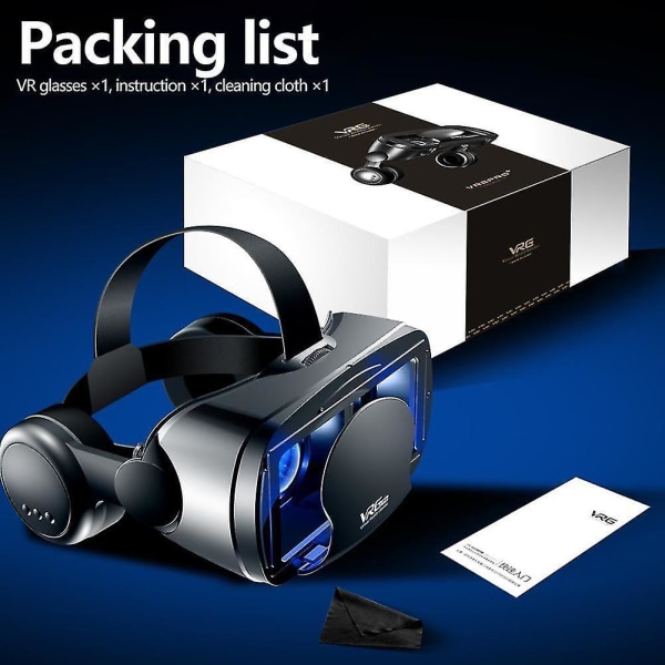 Vrg Pro Vr Glasses Virtual Reality 3D -lasit 5-7 tuuman puhelimet