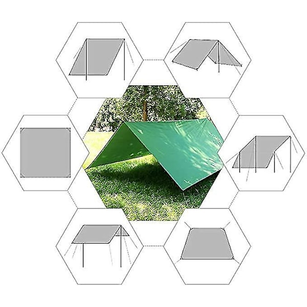Hängmatta Regnskydd Tält Tarp Vattentät Solskydd