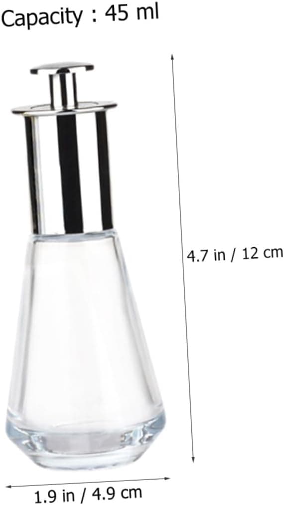 2st Press Dropperflaskor Glas Dropperflaskor för Eterisk Olja Aromaolja Resa Återanvändbar