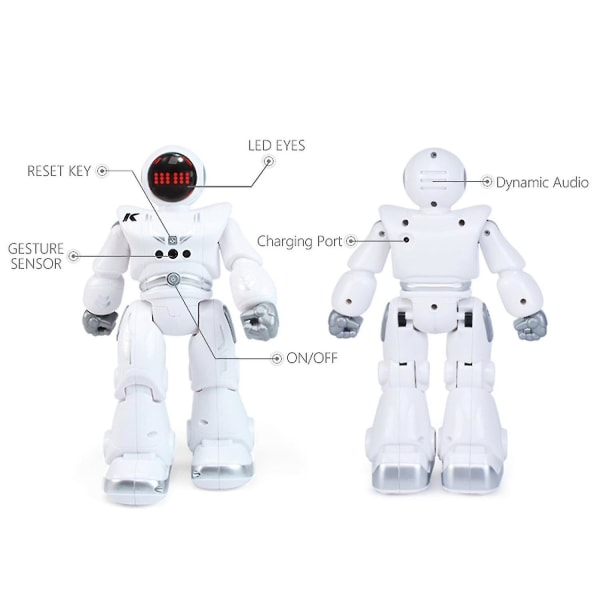 Rc Robot Gesture Sensing Programmerbar fjernbetjening Dansegave til børn|rc  Robot (hvid) 9e76 | Fyndiq