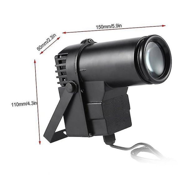 30W RGBW LED DMX512 Lavavalosäde Ulkokäyttöön