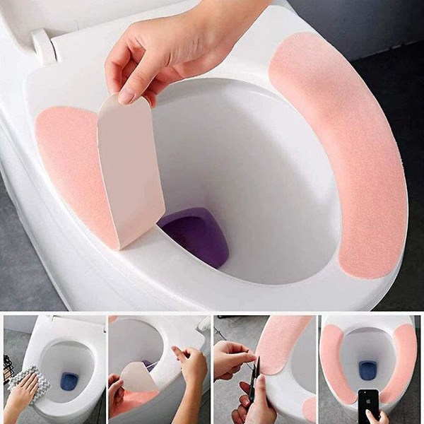 WC- cover 4 sarjaa WC-istuin beige pestävä wc-istuimen cover wc-istuimen cover wc- cover päällinen wc- cover cover lämmin wc-istuimen tyyny