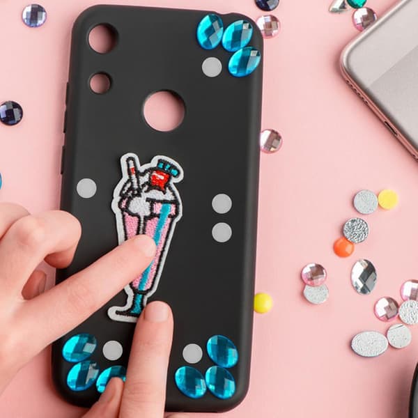 8 ark simulerade daggdroppsdekaler Daggdropps-DIY-telefonfodral-lappar för scrapbooking heminredning