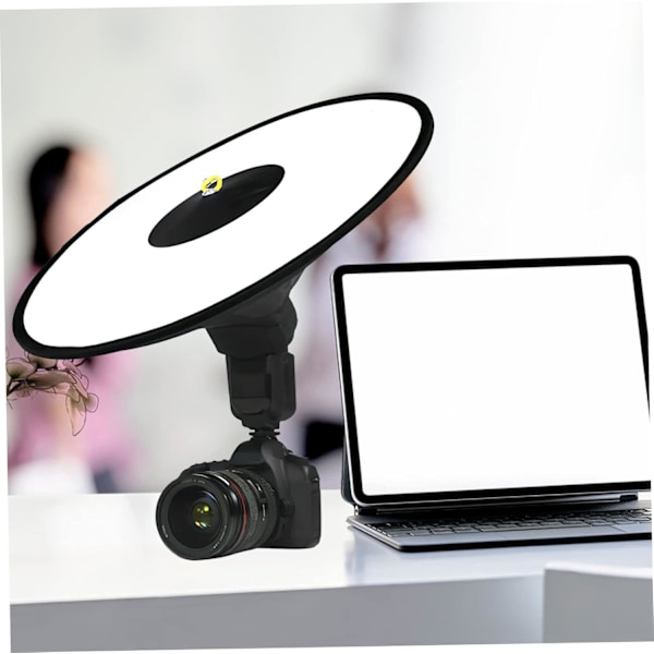 Justerbar Flash Reflektor Softbox Diffuser til Kamera Belysning 45cm