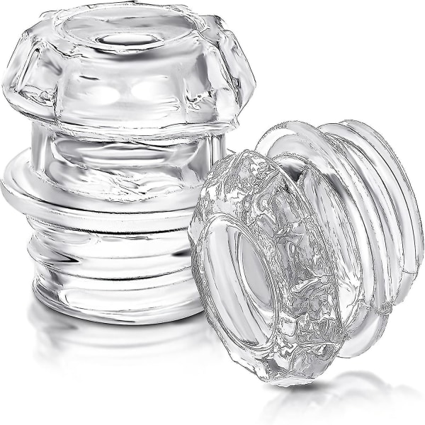 2 st Glas Topp Ersättning för Kaffekokare, Glas Kaffefilter Knopp Topp, Glas Kaffekokare, Transparent Kaffekokare Topp-yuhao
