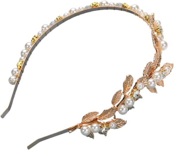 Bladhodeplagg Bladhårbånd Bryllupshårbånd for elegant brudehodeplagg