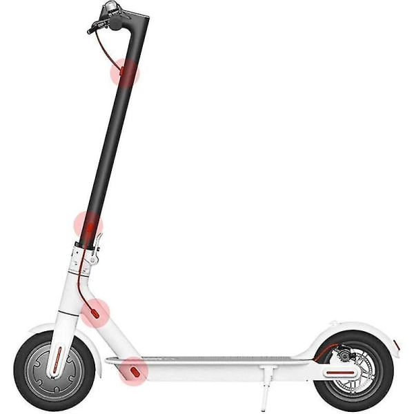 5 deler scooter reservedel ladeplugg og 4x støvdeksel kompatibel