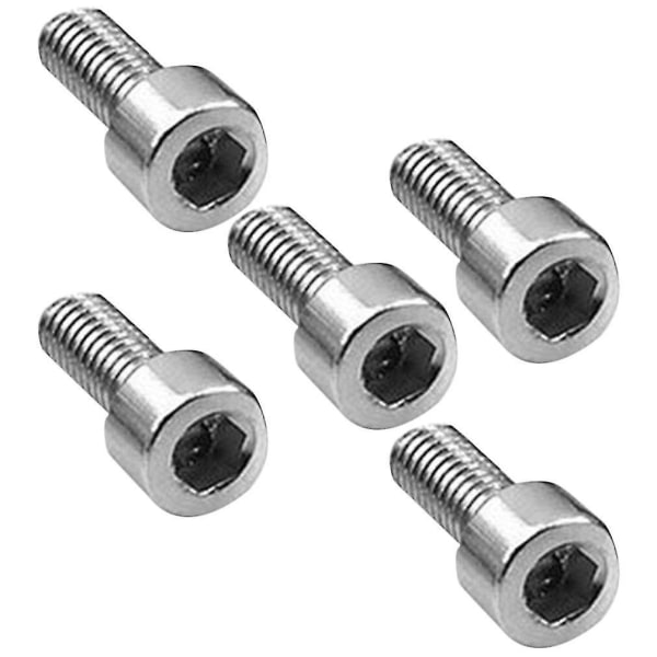 5pcs Stainless Steel M5 10-12mm Bike Water Bottle Screws