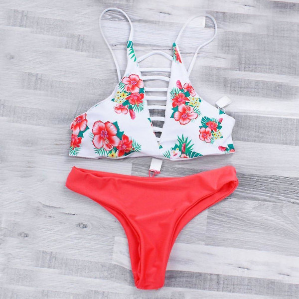 Dam Jumpsuit Badkläder Halter Rem Push Up Bikini