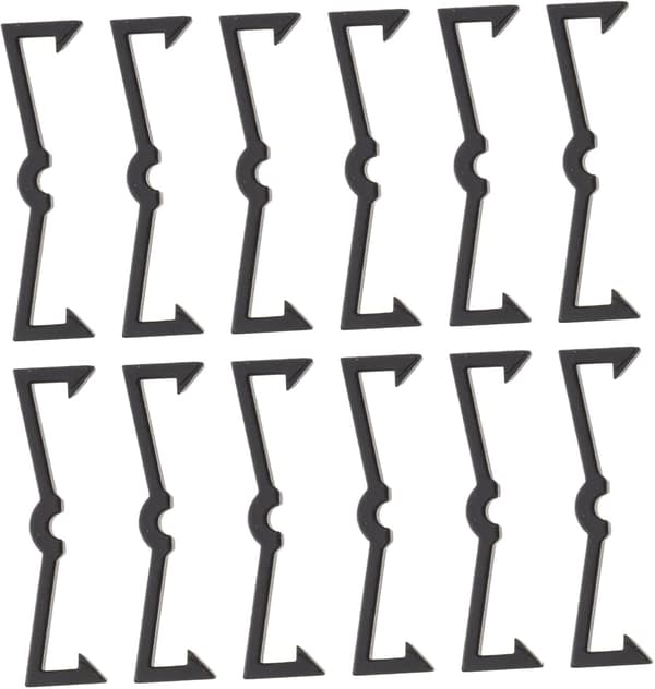 200 stk. Peg Locks Pegboard Kroge Organizer Garage Værktøjsopbevaring Display Krog