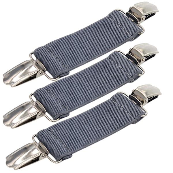 3 stk/sett Elastisk bånd sengetøy fiksering spenne sterke klips holder sengetøy fester