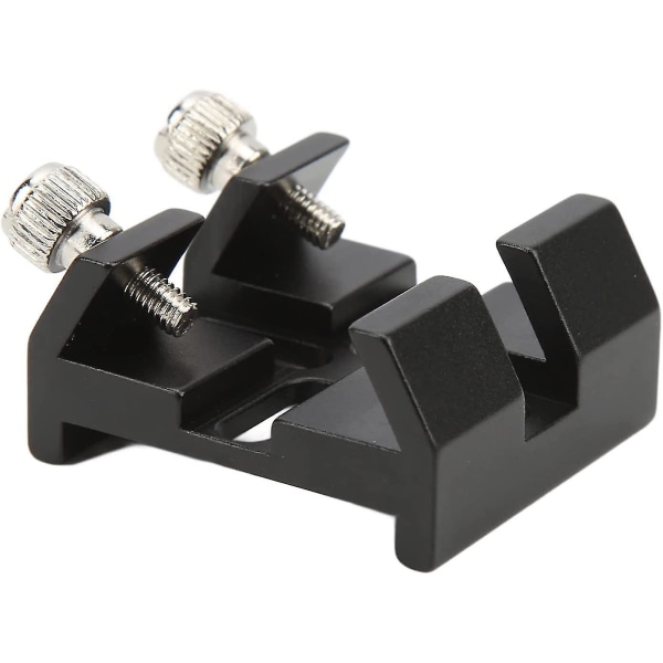 Dovetail Base Teleskopmontering i Aluminiumlegeret (sort) (1 stk)